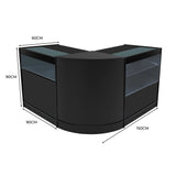 Adonis LED Shop Counter Set B900, C900 & CM60 - Black