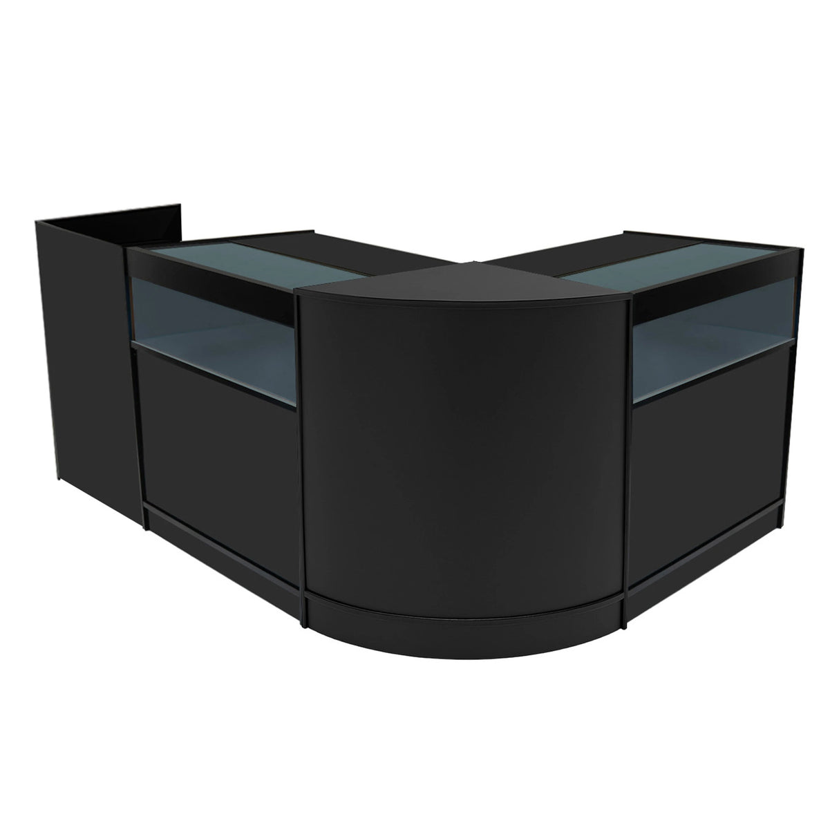 Luna LED Shop Counter Set CM60, TB60 & 2 x B900 - Black