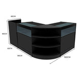 Sagittarius LED Shop Counter Set LM60, TB60 & 2 x B900 - Black