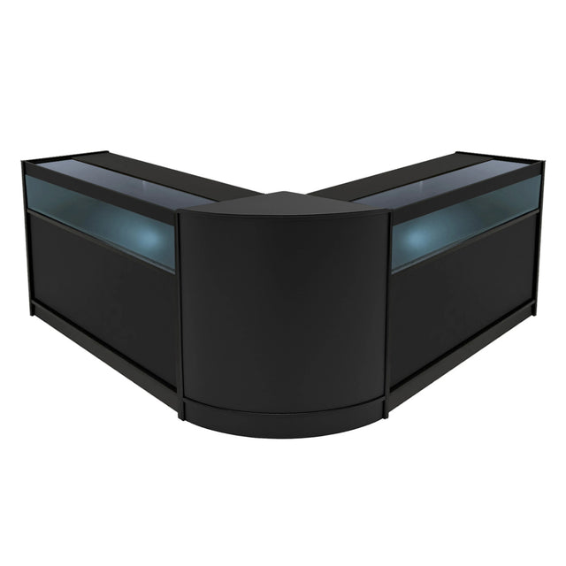 Iris LED Shop Counter Set CM60 & 2 x B1200 - Black