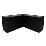 Adonis LED Shop Counter Set B1200, C1200 & CM60 - Black