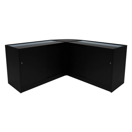 Triton LED Shop Counter Set K1200, B1200 & CM60 - Black
