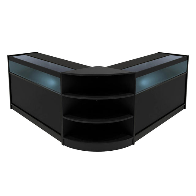 Theseus LED Shop Counter Set LM60 & 2 x B1200 - Black
