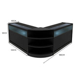 Theseus LED Shop Counter Set LM60 & 2 x B1200 - Black