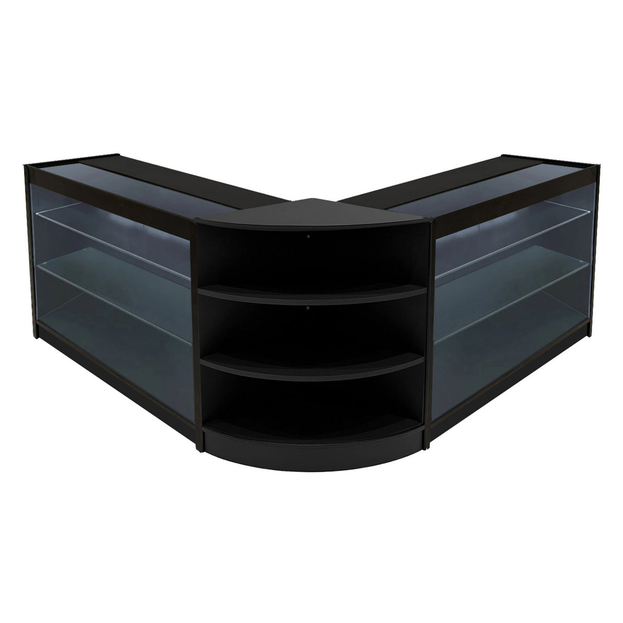 Apollo LED Shop Counter Set LM60 & 2 x K1200 - Black
