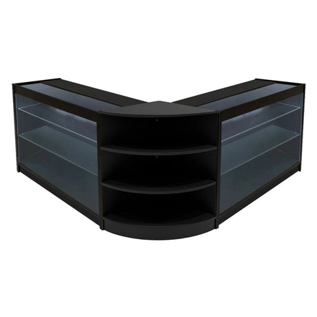 Apollo LED Shop Counter Set LM60 & 2 x K1200 - Black