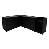 Europa LED Shop Counter Set B1200, C1200, TB60 & LM60 - Black