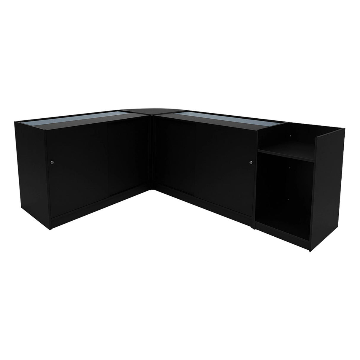 Theia LED Shop Counter Set K1200, C1200, TB60 & LM60 - Black