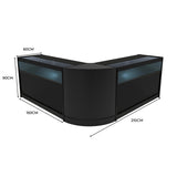 Iris LED Shop Counter Set CM60 & 2 x B1500 - Black