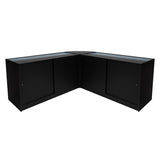 Adonis LED Shop Counter Set B1500, C1500 & CM60 - Black
