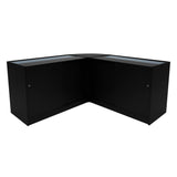 Demeter LED Shop Counter Set K1500, B1500 & LM60 - Black