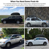 15 Cubic Feet Roof Bag Waterproof Top Cargo Carrier