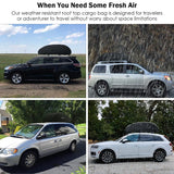 15 Cubic Feet Roof Bag Waterproof Top Cargo Carrier
