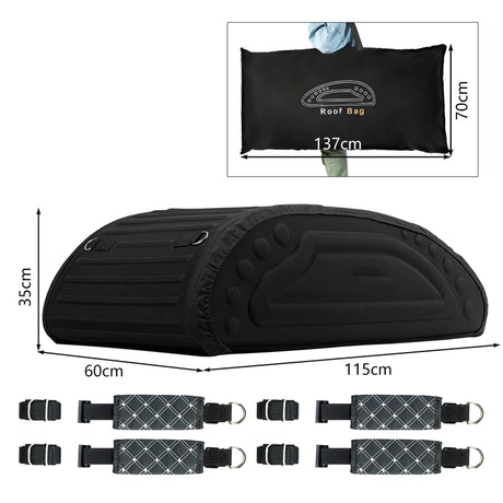 15 Cubic Feet Roof Bag Waterproof Top Cargo Carrier