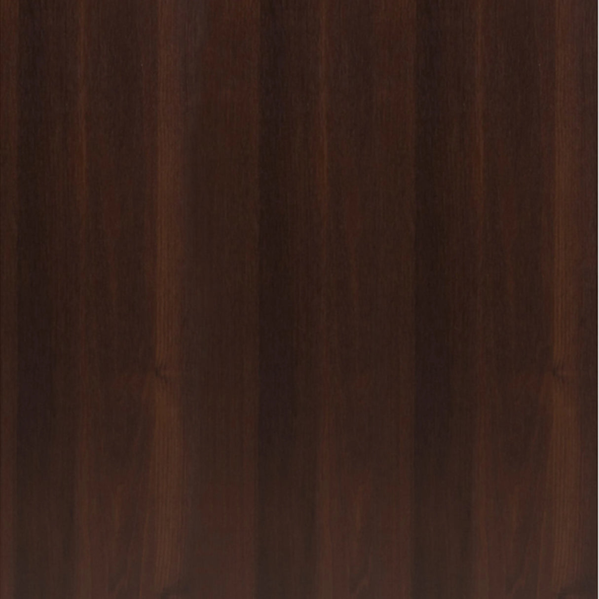 Imperial Tall Glazed 1 Door 2 Drawer Narrow Cabinet in Dark Mahogany Melamine