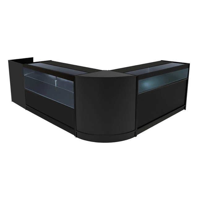 Gravity LED Shop Counter Set B1500, C1500, TB60 & CM60 - Black