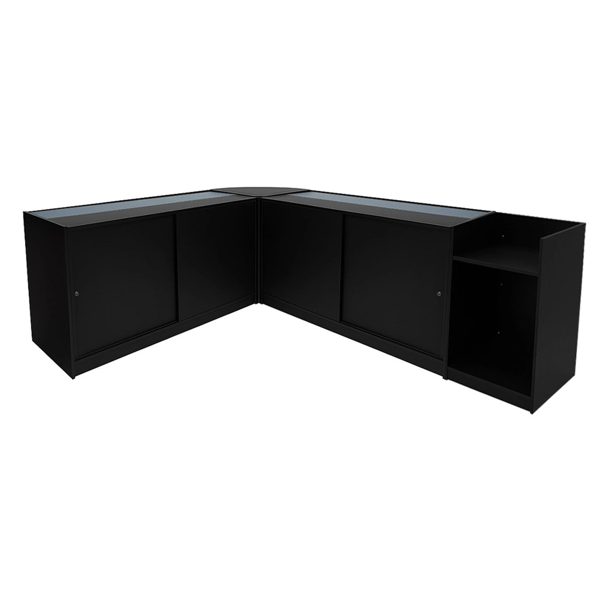 Gravity LED Shop Counter Set B1500, C1500, TB60 & CM60 - Black