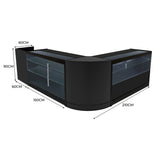 Vega LED Shop Counter Set K1500, C1500, TB60 & CM60 - Black