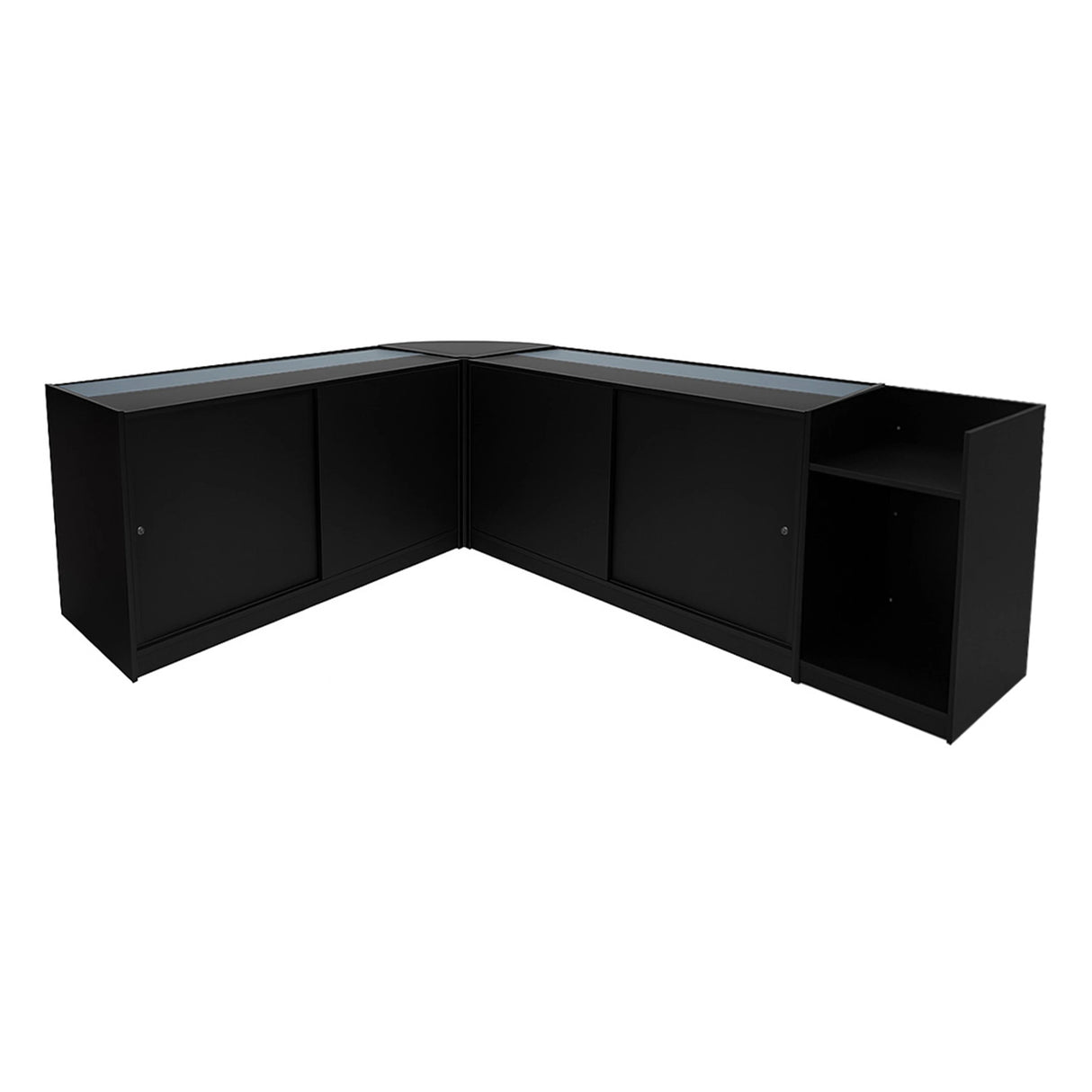 Theia LED Shop Counter Set K1500, C1500, TB60 & LM60 - Black