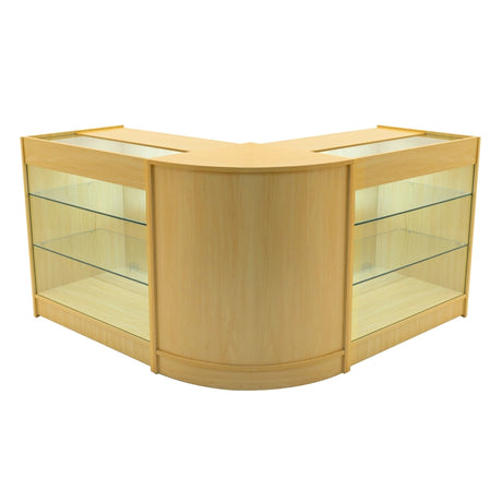 Helios LED Shop Counter Set CM60 & 2 x K900 - Maple