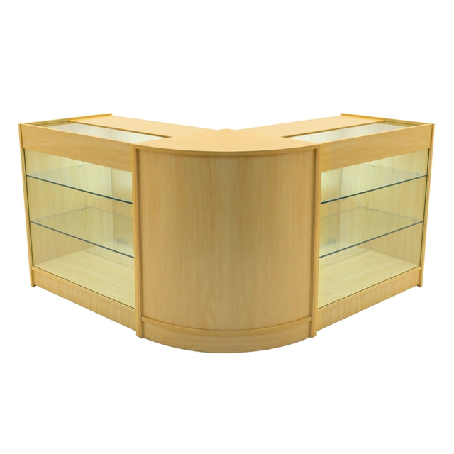 Helios LED Shop Counter Set CM60 & 2 x K900 - Maple