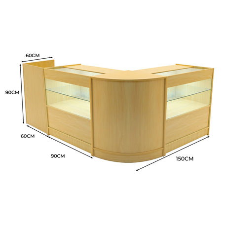 Phoenix LED Shop Counter Set CM60, TB60 & 2 x C900 - Maple