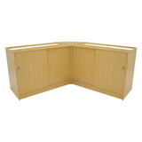 Demeter LED Shop Counter Set K1200, B1200 & LM60 - Maple