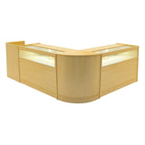 Luna LED Shop Counter Set CM60, TB60 & 2 x B1200 - Maple