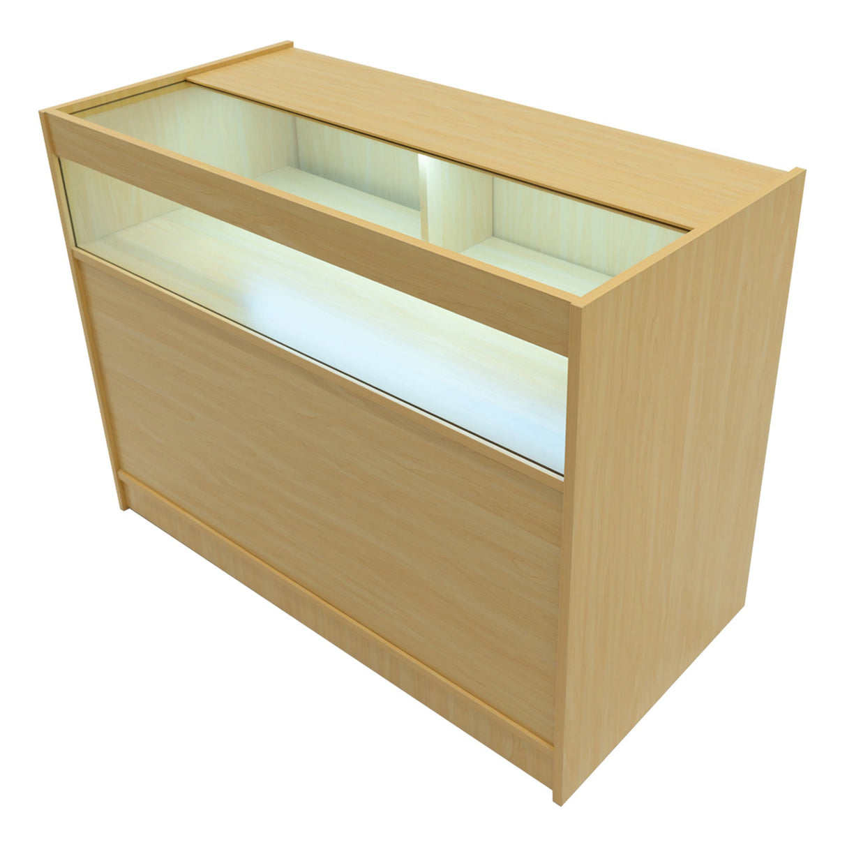 Gravity LED Shop Counter Set B1200, C1200, TB60 &  & CM60 - Maple