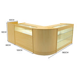 Polaris LED Shop Counter Set K1200, B1200, TB60 & CM60 - Maple