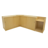 Sagittarius LED Shop Counter Set LM60, TB60 & 2 x B1200 - Maple