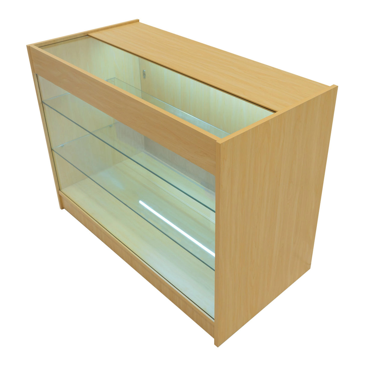 Hyperion LED Shop Counter Set K1200, B1200, TB60 & LM60 - Maple