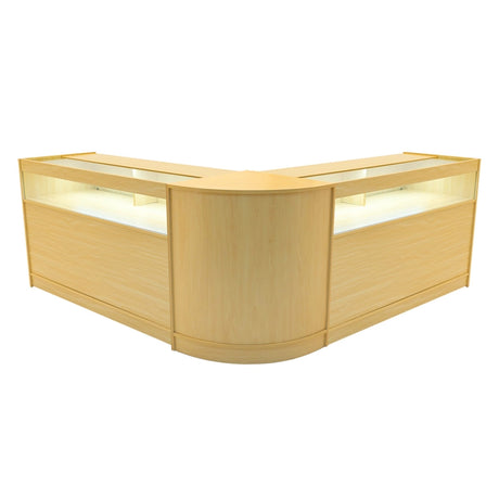Iris LED Shop Counter Set CM60 & 2 x B1500 - Maple