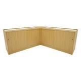 Iris LED Shop Counter Set CM60 & 2 x B1500 - Maple