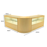 Selene LED Shop Counter Set CM60 & 2 x C1500 - Maple