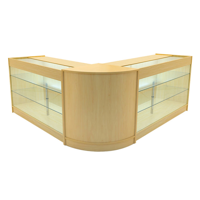 Helios LED Shop Counter Set CM60 & 2 x K1500 - Maple