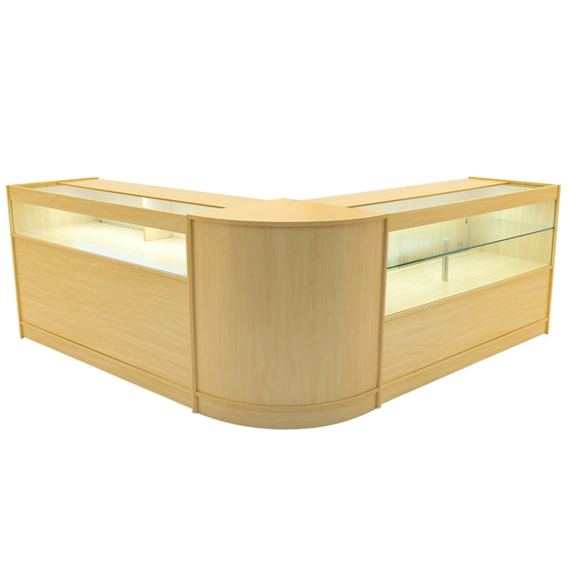 Adonis LED Shop Counter Set B1500, C1500 & CM60 - Maple