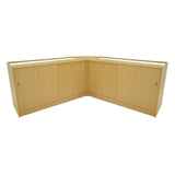 Apollo LED Shop Counter Set LM60 & 2 x K1500 - Maple