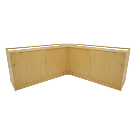 Harmonia LED Shop Counter Set B1500, C1500 & LM60 - Maple