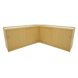 Demeter LED Shop Counter Set K1500, B1500 & LM60 - Maple