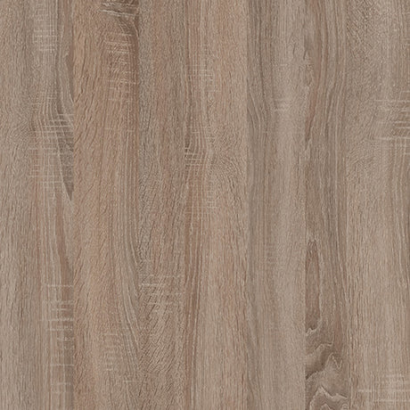 Chelsea Bedroom 4 Door wardrobe with mirrors in white with an Truffle Oak Trim
