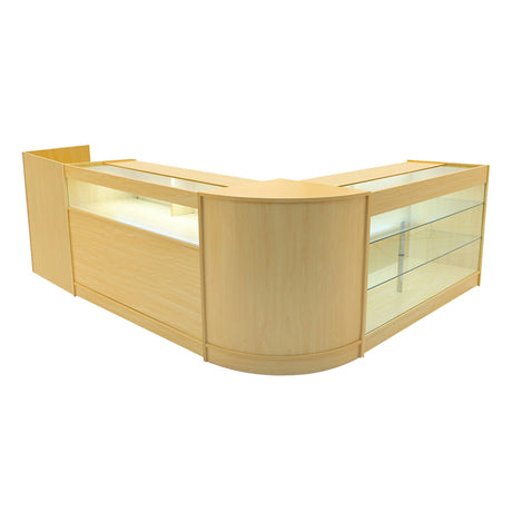 Polaris LED Shop Counter Set K1500, B1500, TB60 & CM60 - Maple