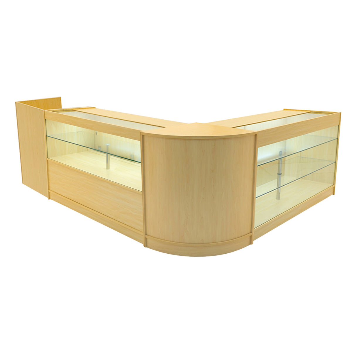 Vega LED Shop Counter Set K1500, C1500, TB60 & CM60 - Maple