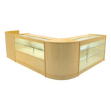 Vega LED Shop Counter Set K1500, C1500, TB60 & CM60 - Maple