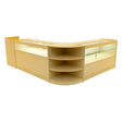 Europa LED Shop Counter Set B1500, C1500, TB60 & LM60 - Maple