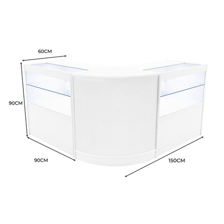 Selene LED Shop Counter Set CM60 & 2 x C900 - White