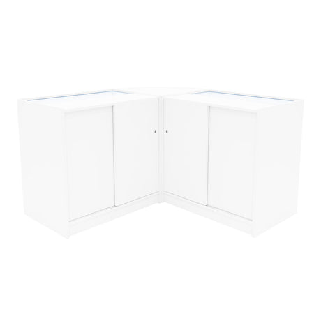 Helios LED Shop Counter Set CM60 & 2 x K900 - White