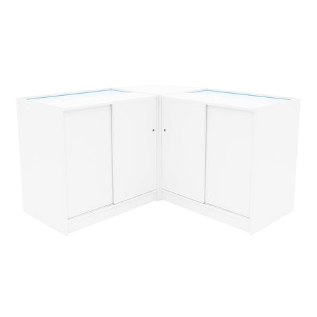 Triton LED Shop Counter Set K900, B900 & CM60 - White