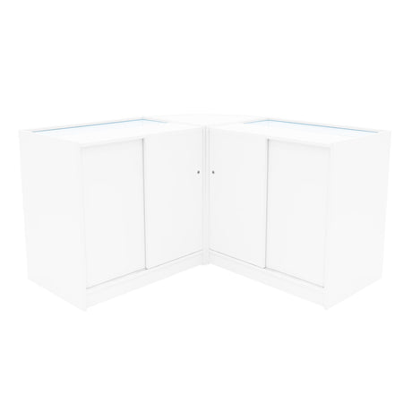 Hera LED Shop Counter Set K900, C900 & CM60 - White