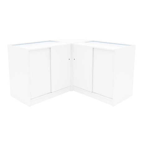 Theseus LED Shop Counter Set LM60 & 2 x B900 - White